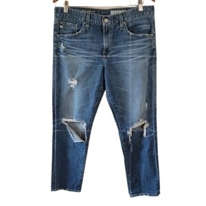 AG Adriano Goldschmied The Ex-Boyfriend Sluchy Slim Blue Jean Sz 30R Med Wash
